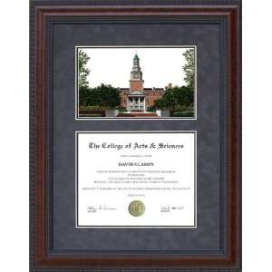  Diploma Frame with University of North Texas (UNT) Campus 