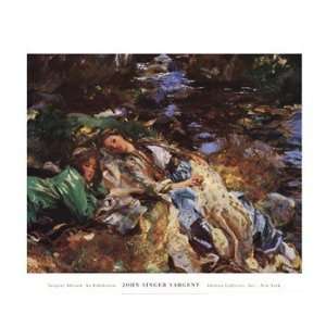  The Brook   Poster by John Singer Sargent (30x24)
