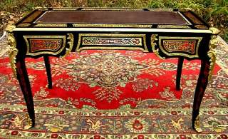 Grandiose Royal Louis XV style Boulle desk  