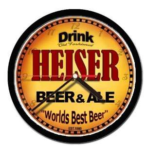  HEISER beer and ale cerveza wall clock 