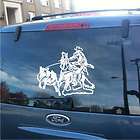 Calf Roping vinyl decal,saddle,r​ope,belt buckle,cowboy up,stetson 