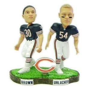  Chicago Bears Urlacher & Brown Forever Collectibles Bobble 