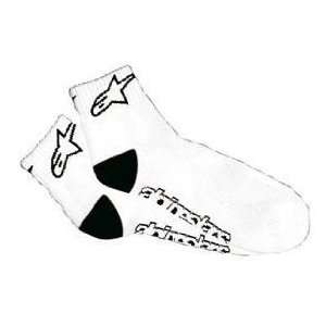  Alpinestars Astar Ankle Socks   One size fits most/White 