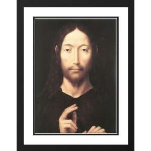  Memling, Hans 19x24 Framed and Double Matted Christ Giving 