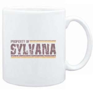  Mug White  Property of Sylvana   Vintage  Female Names 