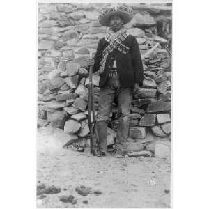   Insurrectos before Battle of Juarez,warrior,c1911,Mexico,man,sombrero