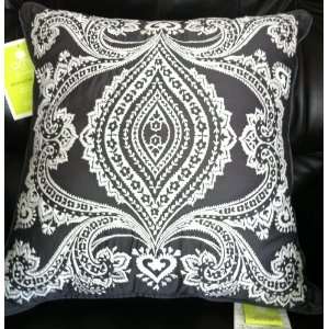   Square Embroidered Decorative Throw Pillow ~ Bucharest
