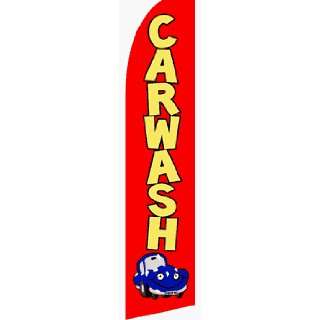  Car Wash Swooper Feather Flag