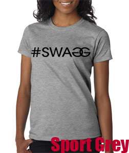 New #SWAGG Ladies T Shirt #SWAG Jersey Shore DJ Pauly D T Shirt #SWAGG 