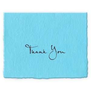  Letterpress Pacific Blue Thank You Notes