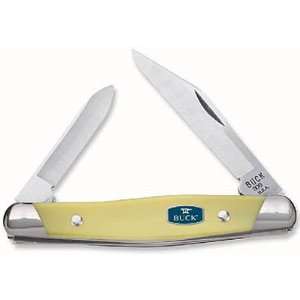  Buck Knives Companion, Classic Yellow, Comfo Hunting Knife 