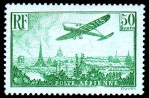 France Stamp Scott C14 Air Mail Mint OG LH Retail $825 VF  