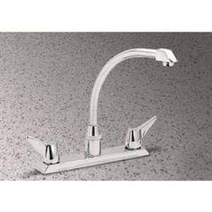   Swing Spout with Aerator and ADA Compliant Chrome Wing Handles
