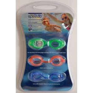  Speedo Kids Swim Goggles   A set of 3 (Speed Fit, Anti Fog 