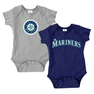  Seattle Mariners Infant Baby Rib Creeper 2 Pack Sports 