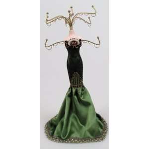  Elegance Collection Jewelry Stand   Green