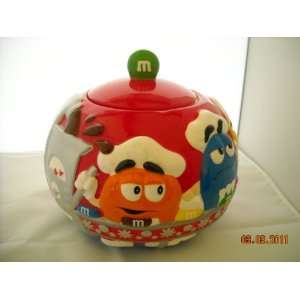  M&Ms Red Candy Factory Cookie or Candy Jar New 