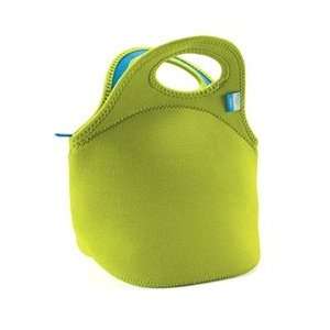 Built NY Hungry Tote   Leaf Green/Lagoon Blue Interior