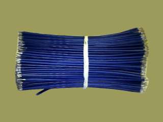 50pcs Blue Breadboard Jumper Cable Wires Tinned 15cm  