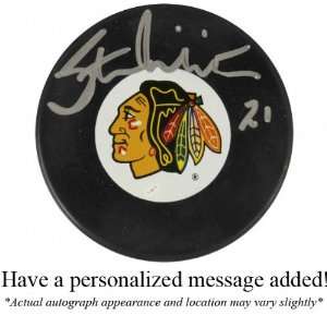 Stan Mikita Chicago Blackhawks Personalized Autographed Hockey Puck 