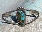 VINTAGE SOUTHWESTERN TRIBAL STERLING SILVER RED MOUNTAIN TURQUOISE 