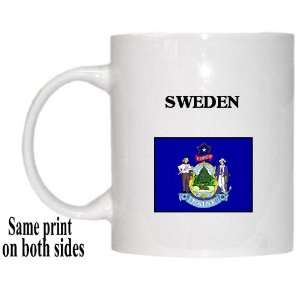  US State Flag   SWEDEN, Maine (ME) Mug 