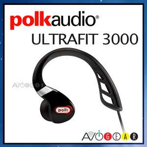 Polk Audio UltraFit 3000 Noise suppressing Headphones Red & Balck 