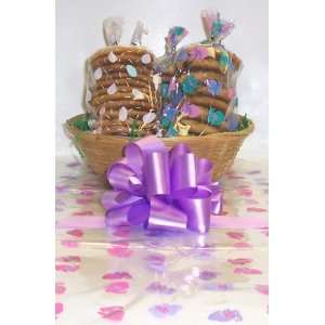   Easter Bunny Surprise Cookie Basket with No Handle Bunny Hop Wrapping