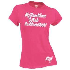 Reebok Tampa Bay Buccaneers Womens Breast Cancer Awareness My Team 