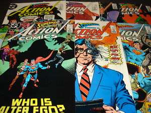 SUPERMAN ACTION COMICS LOT #570 576 HIGHGRADE  