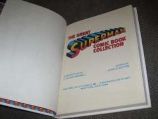 The Great Superman Comic Book Collection TPB HC 1981  