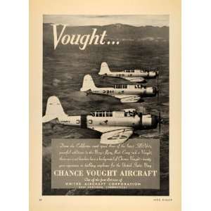   Aircraft SB2U1 United States   Original Print Ad