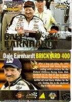 1994 Dale Earnhardt Brickyard Winner PROMO CARD  