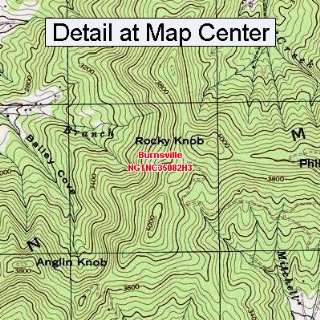  USGS Topographic Quadrangle Map   Burnsville, North 
