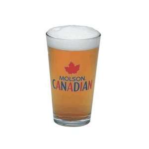  Molson Canadian 16 Oz Beer Glasses   Set of 4 Kitchen 