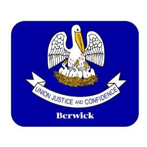 US State Flag   Berwick, Louisiana (LA) Mouse Pad 