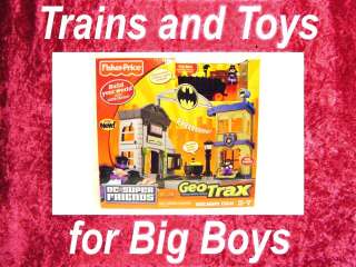   GOTHAM CITY DC Super Friends Fisher Price 00888 Trains Toys Geo New I