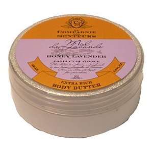   Senteurs Honey Lavender Extra Rich Body Butter 6.8 Fl.Oz. From France