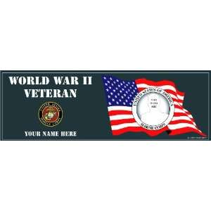  Marine Corps World War II Bumper Sticker 