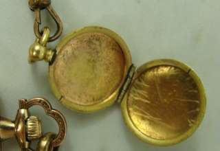 Antique Elgin Pocket Watch w. small picture case & chain  