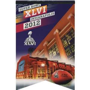  Wincraft Super Bowl Xlvi 17X26 Premium Banner Sports 