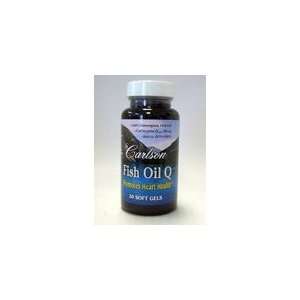  Carlson Labs Fish Oil Q (New Size)   120 Softgels Health 