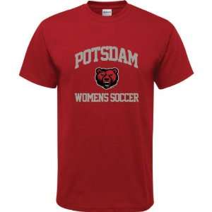  SUNY Potsdam Bears Cardinal Red Youth Womens Soccer Arch 