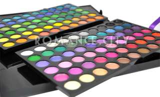 MAKEUP STAR 120 COLOR EYESHADOW & 24 PRO BRUSHES #258  