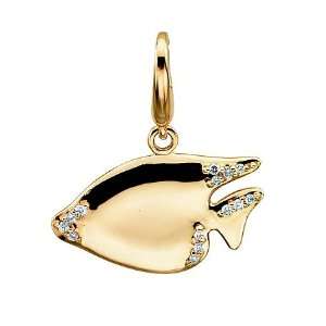  Diamond Sunfish Charm Jewelry