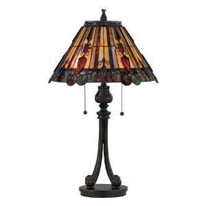  Quoizel Mya Tiffany 2 Light Table Lamp