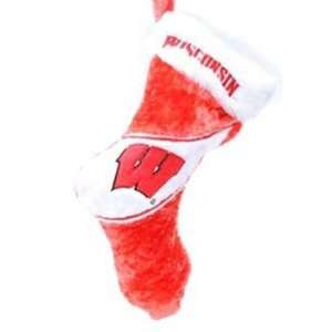  Wisconsin Badgers NCAA Himo Plush Christmas Stocking 