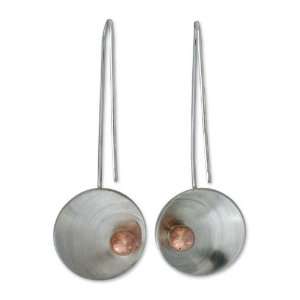 Sterling silver drop earrings, Solitaire Sun Jewelry