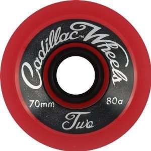  Cadillac Classic Two 70mm Red Skate Wheels Sports 