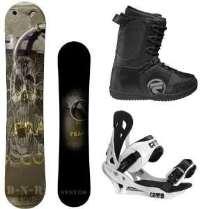  System DNR 2012 Mens Snowboard Package with Flow Vega 
